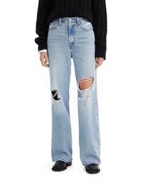 Levi's - Ribcage Ripped High Waist Wide Leg Jeans - Lyst