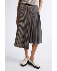 Undercover - Mixed Media Skirt - Lyst