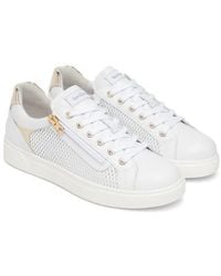 Nero Giardini - Perforated Side Zip Sneaker - Lyst