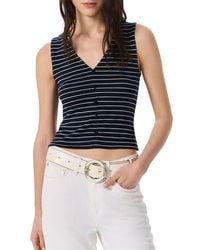 Rag & Bone - The Knit Stripe T-Shirt - Lyst