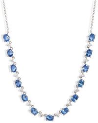 Meira T - Sapphire & Diamond Necklace - Lyst