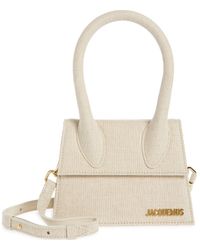 Jacquemus - Le Chiquito Moyen Leather Top Handle Bag - Lyst