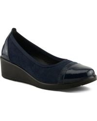 Flexus by Spring Step - Macadi Cap Toe Platform Wedge Pump - Lyst