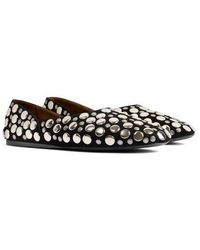 KHAITE - Jane Stud Ballet Flat - Lyst