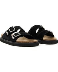 AllSaints - Randal Slide Sandal - Lyst