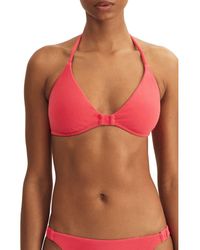 Polo Ralph Lauren - Logo Triangle Bikini Top - Lyst