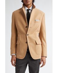 Eleventy - Single Breasted Wool Knit Sport Coat - Lyst