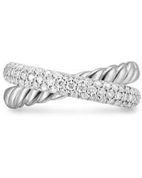 David Yurman - Crossover Two-Row Ring - Lyst