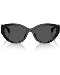 Versace - 56Mm Gradient Oval Sunglasses - Lyst