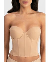 Dominique Intimates - Brie Backless Strapless Ultra Low Back Bustier Bra - Lyst