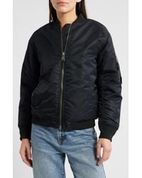 Schott Nyc - Nylon Ma-1 Flight Jacket - Lyst