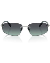 Tiffany & Co. - 59Mm Irregular Rectangular Sunglasses - Lyst