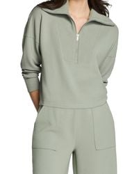 Spanx - Airessentials French Rib Quarter Zip Pullover - Lyst