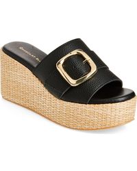 Chocolat Blu - Jana Platform Wedge Slide Sandal - Lyst