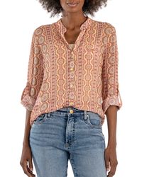 Kut From The Kloth - Jasmine Chiffon Button-up Shirt - Lyst