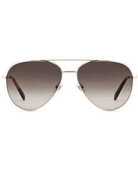 Fossil - 60Mm Pilot Sunglasses - Lyst