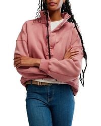 Free People - Timeless Cotton Blend Pullover - Lyst