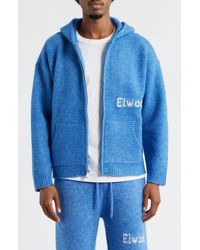 Elwood - Hooded Zip Cardigan - Lyst