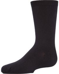 Memoi - Basic Modal Crew Socks - Lyst