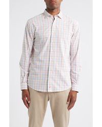 Johnnie-o - Maarten Plaid Performance Button-Up Shirt - Lyst