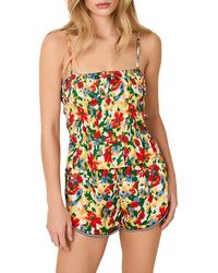 Solid & Striped - The Delta Floral Strappy Back Cotton Camisole - Lyst