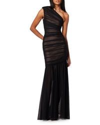 Elliatt - Vienna Ruched One-Shoulder Gown - Lyst