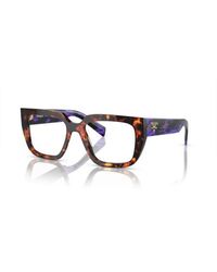 Prada - 50Mm Irregular Optical Glasses - Lyst