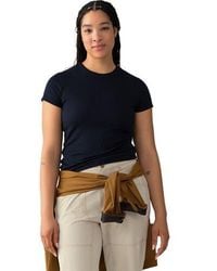 Hikerkind - Ribbed Merino T-Shirt - Lyst