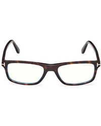 Tom Ford - 53Mm Rectangular Light Blocking Glasses - Lyst