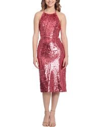 DONNA MORGAN FOR MAGGY - Sequin Cutout Cocktail Dress - Lyst