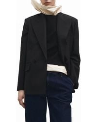 Mango - Double Breasted Suit Jacket - Lyst