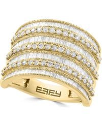 Effy - Multi-Row Pavé Diamond Statement Ring - Lyst