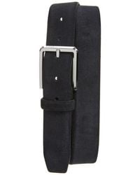 BOSS - Caleb Suede Belt - Lyst