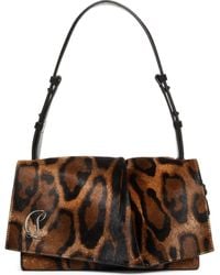 Christian Louboutin - Small Baggy Bengali Print Genuine Calf Hair Shoulder Bag - Lyst