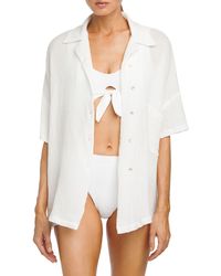 Robin Piccone - Oversize Cover-up Shirt - Lyst