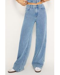 GOOD AMERICAN - Jeanius Good Skate Cotton Pants - Lyst