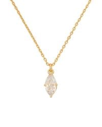 Kate Spade - Signature Solitaire Cubic Zirconia Pendant Necklace - Lyst