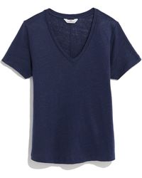 Vineyard Vines - V-neck Linen T-shirt - Lyst