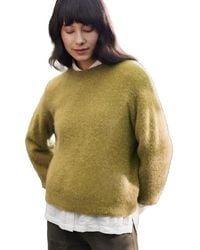 Celtic & Co. - Crew Neck Alpaca Sweater - Lyst