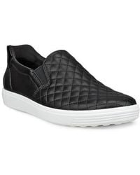 Ecco - Soft 7 Slip-On Quilted Sneaker - Lyst