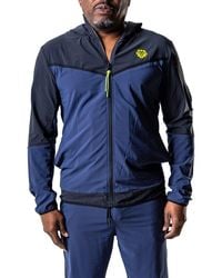 Maceoo - Athleticblacknavy Zip Hoodie - Lyst