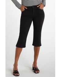 Liverpool Los Angeles - Slit Hem Denim Capris - Lyst
