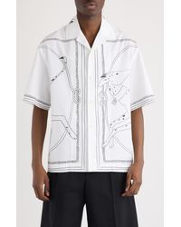 Jacquemus - La Chemise Jean Dog Print Camp Shirt - Lyst
