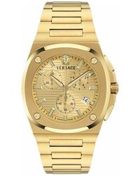 Versace - Tolomeo Chronograph Bracelet Watch, 40Mm - Lyst