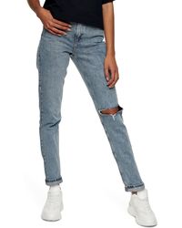 diamante crystal fringe mom jeans