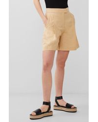 French Connection - Alania City High Waist Shorts - Lyst