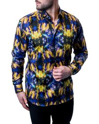 Maceoo - Fibonacci Tie Dye Trip Button-up Shirt - Lyst