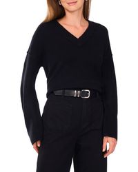 Vince Camuto - High-Low V-Neck Sweater - Lyst
