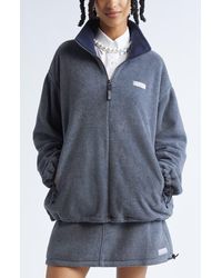 Sandy Liang - Ascher Polar Fleece Quarter Zip Pullover - Lyst