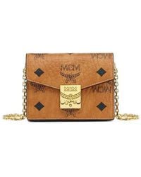 MCM - Tracy Chain Card Wallet - Lyst